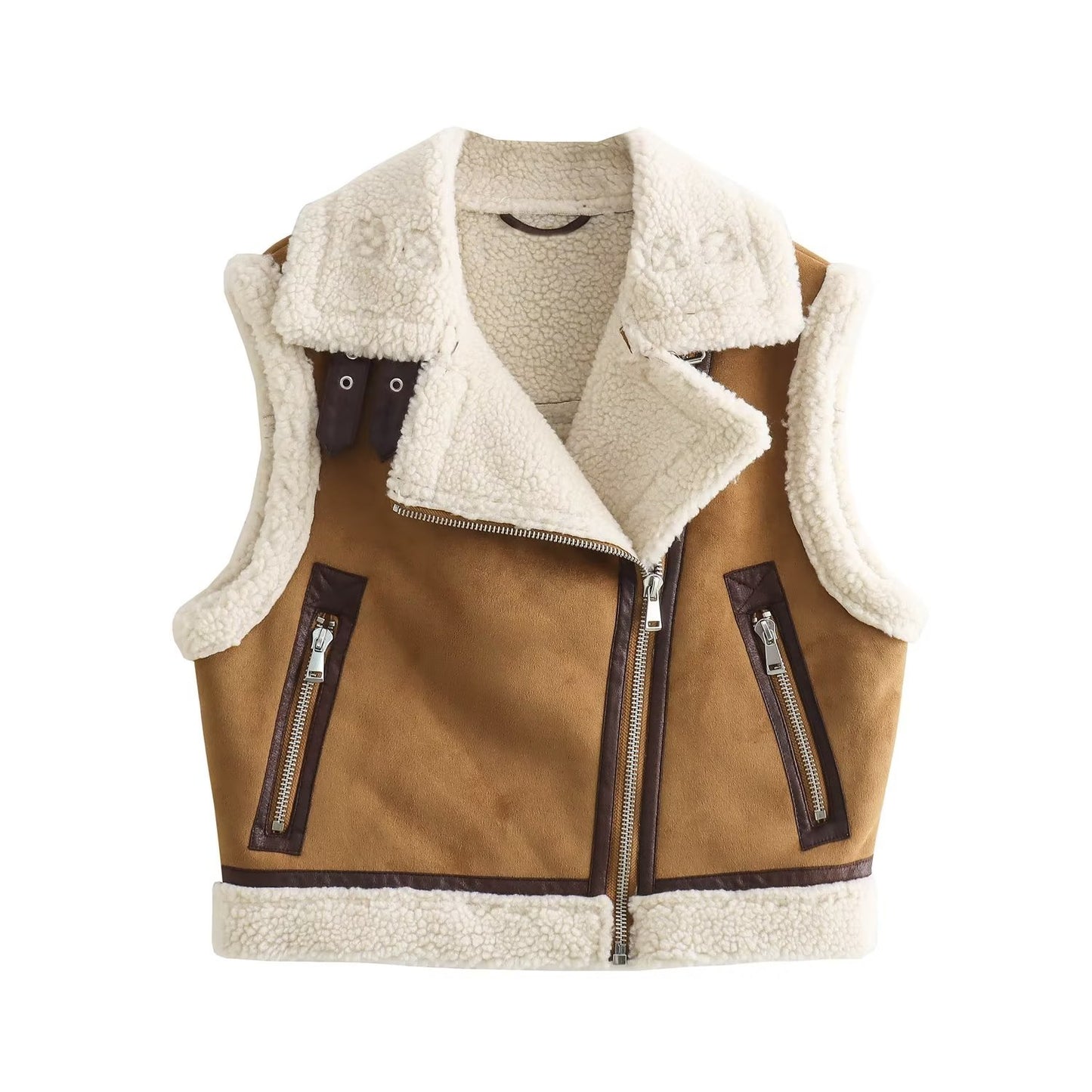 Gilet Court Azuroo Sans Manches