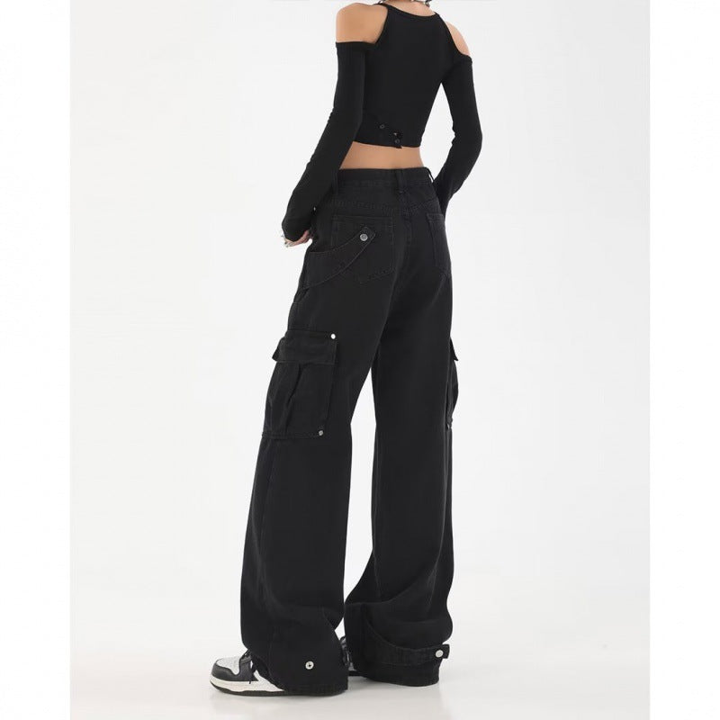 Pantalon Cargo Noir