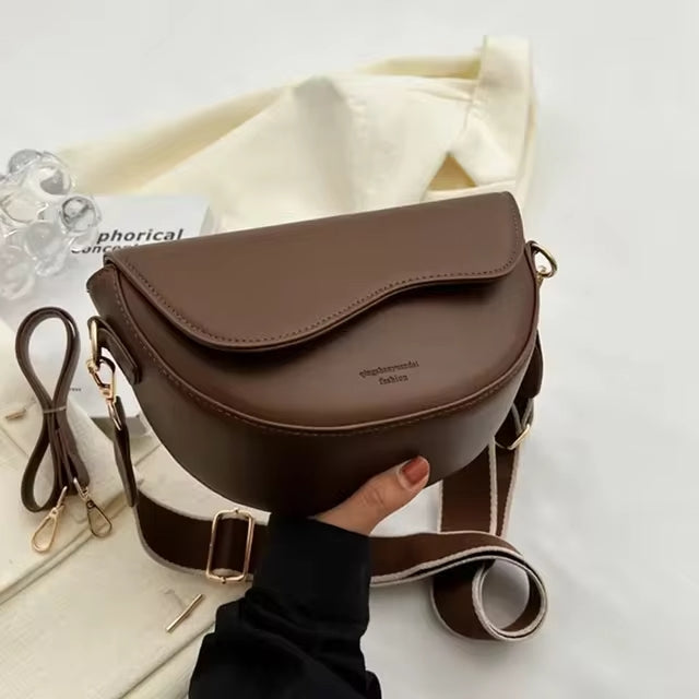 Sac à bandoulière rétro tendance pour femme